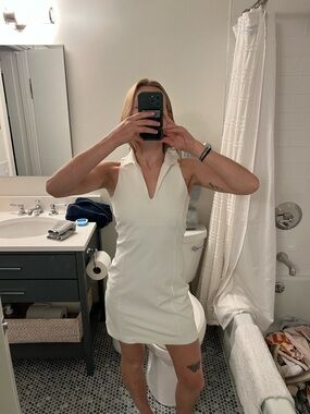 Vintage Versace Sleeveless V-Neck Athletic Dress - Women's